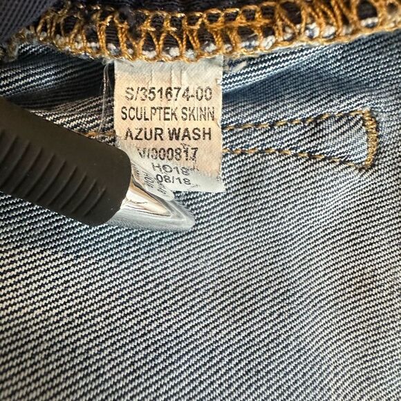 Athleta Sculptek Hi Rise Skinny Jeans Azure Wash - Picture 7 of 10